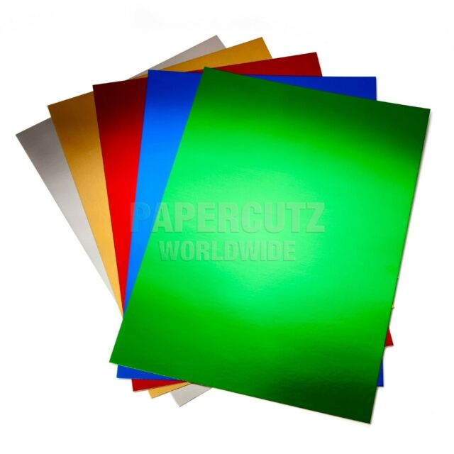 A5 Mirror Card 6 Colours Job Lot Box 200 Sheets