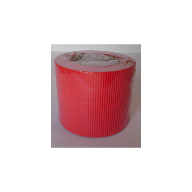 Scarlet Red Corrugated Cardboard Roll School Display Pack Size : 1 Roll