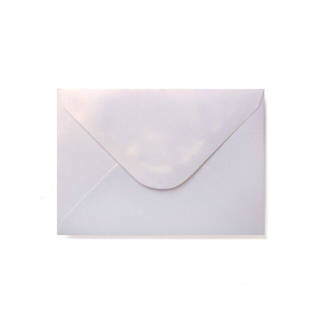 Snow White Pearl Envelopes Wedding C6 / A6 Centura Pack Size : 25 Envelopes
