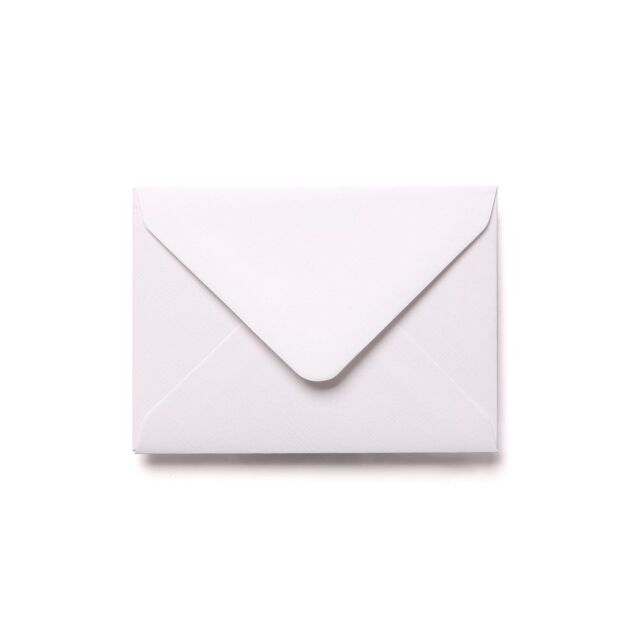 White Linen Texture Small C7 Wedding Invitation Envelopes Pack Size : 50 Envelopes