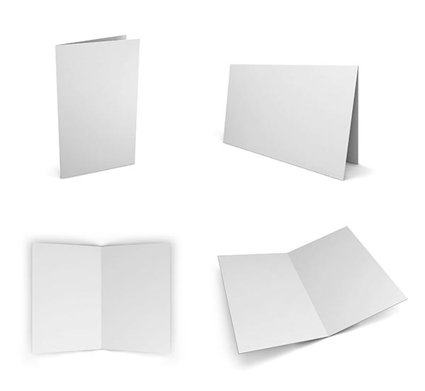 Blank White Super Smooth A-7 50 pack DIY Cards Folded Cards and Matching Envelopes 5x7 